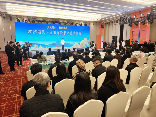 赵雅芝亮相竹山绿松石产业发展大会