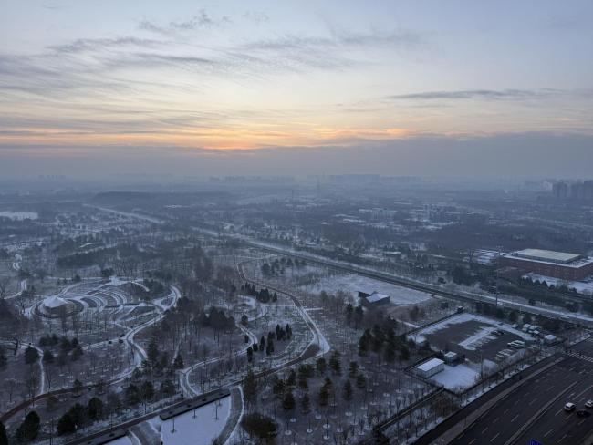 雪后北风起，北京多区发布大风蓝色预警信号