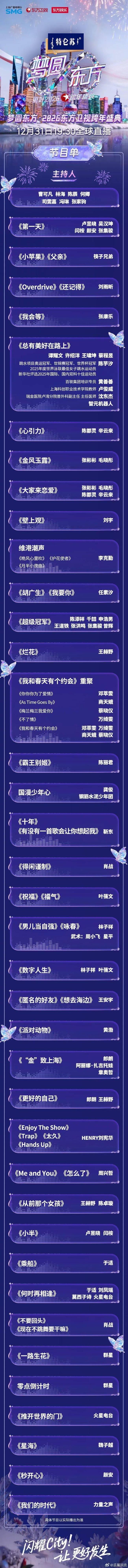 东南卫视跨年晚会 共迎2026新篇章