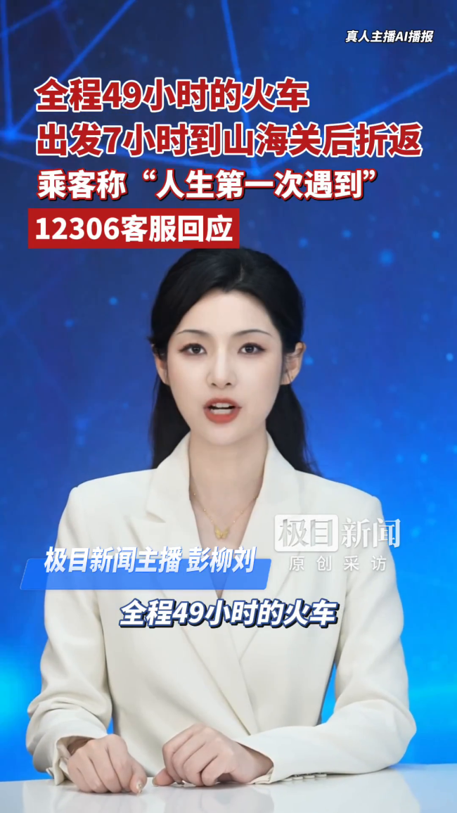 12306回应火车出发7小时后折返